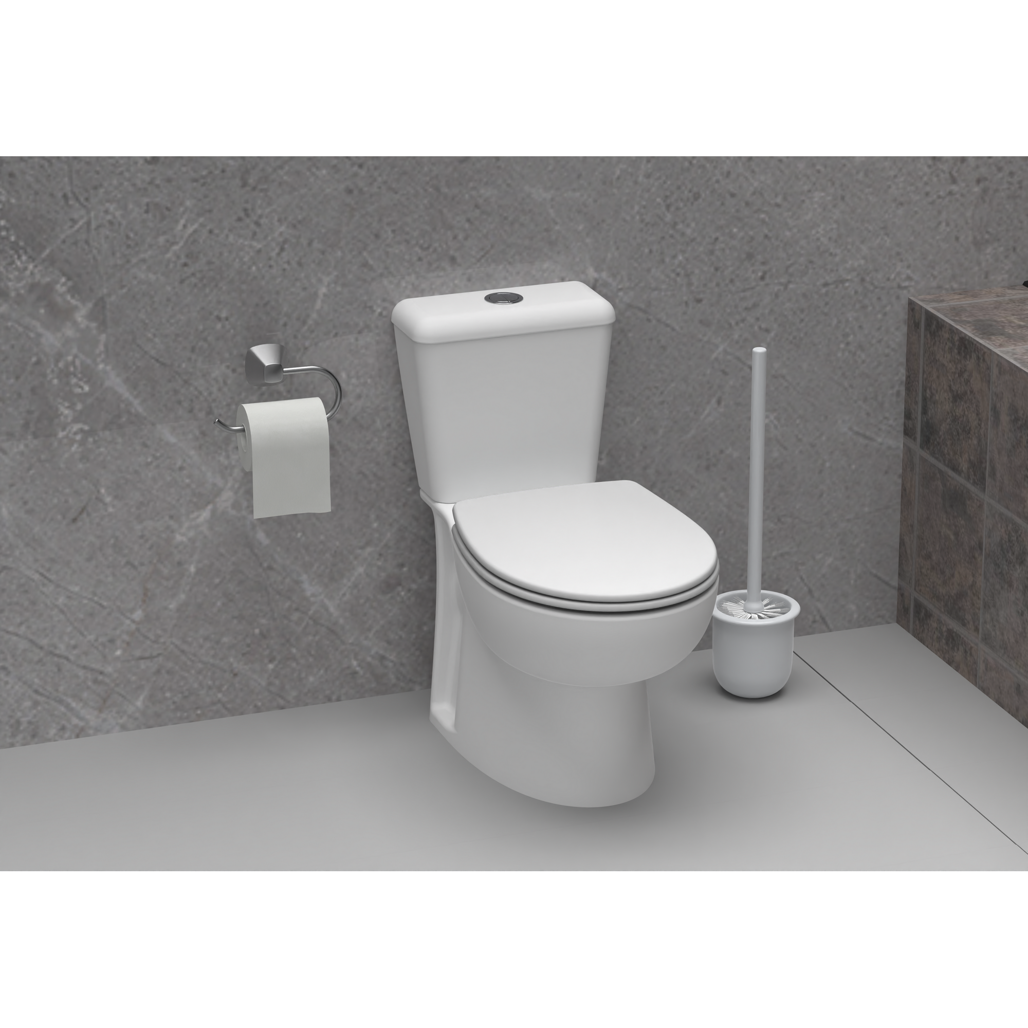 WC-Sitz mit Absenkautomatik weiß Formholz