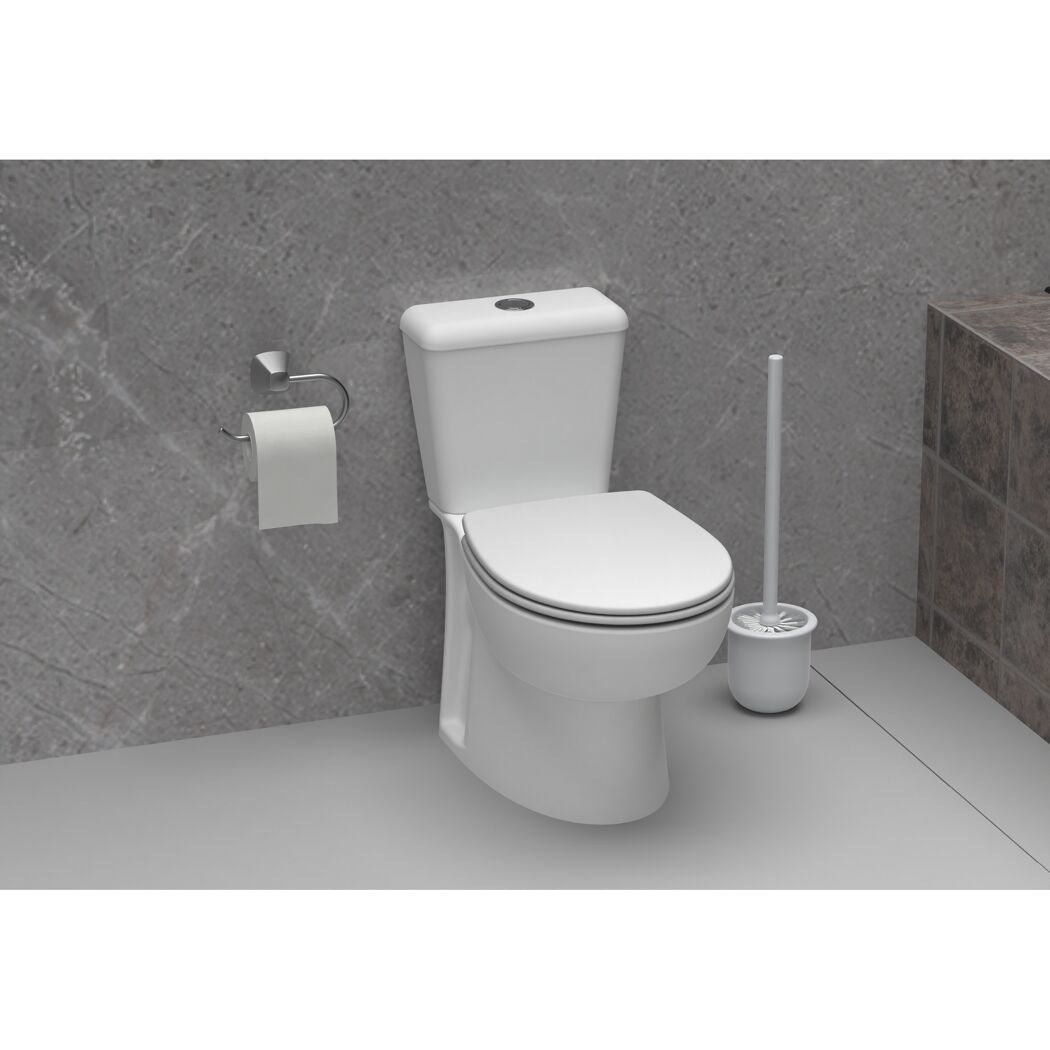WC-Sitz mit Absenkautomatik weiß Formholz