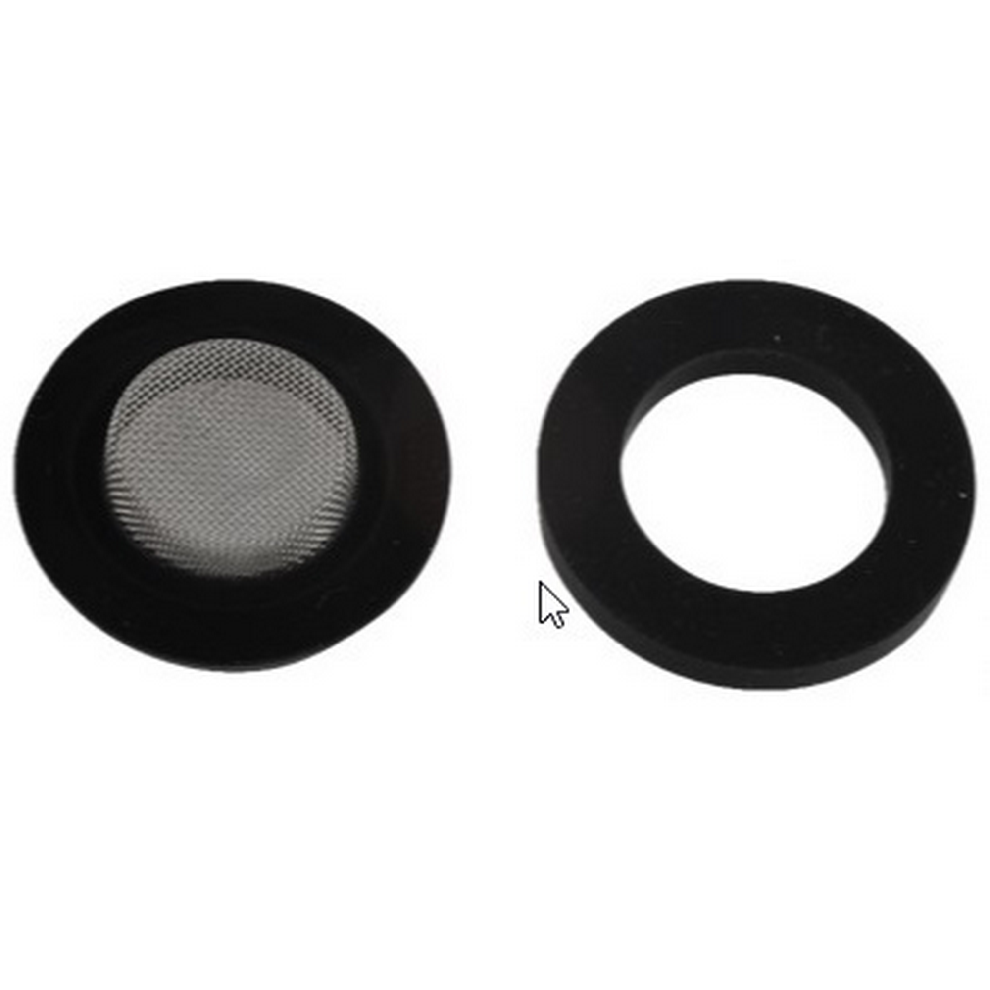 Verschraubungsdichtung Gummi Ø 14,5 x 26 x 3/16 x 26,5 x 3 mm für Zulaufschlauch 3/4", 2-teilig