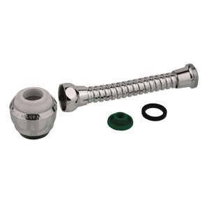 Metall-Schlauch 'Eco-Save' verchromt M22 IG, mit Spülbrausekopf