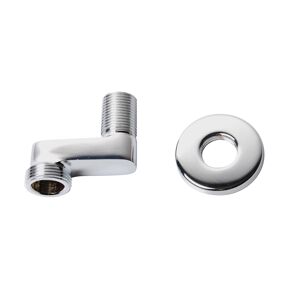 S-Anschluss 1/2" AG x 40 mm x 3/4" AG, mit Gewinderosette