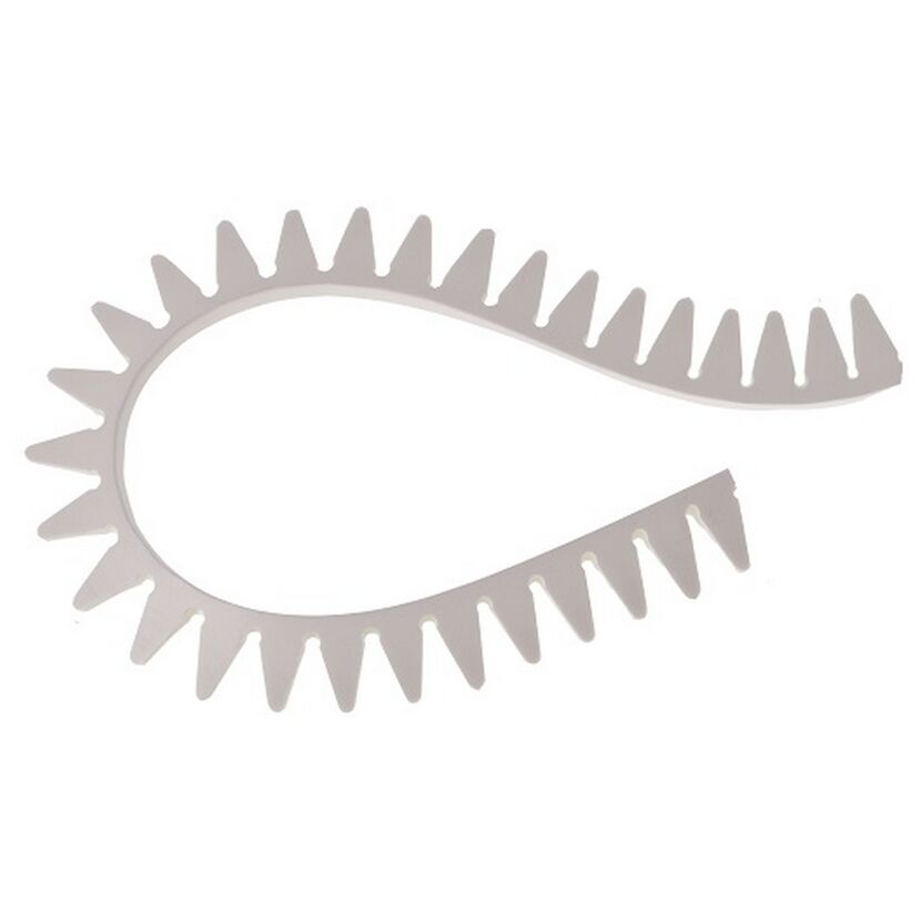 Schallschutzstreifen Silikon weiß 100 cm