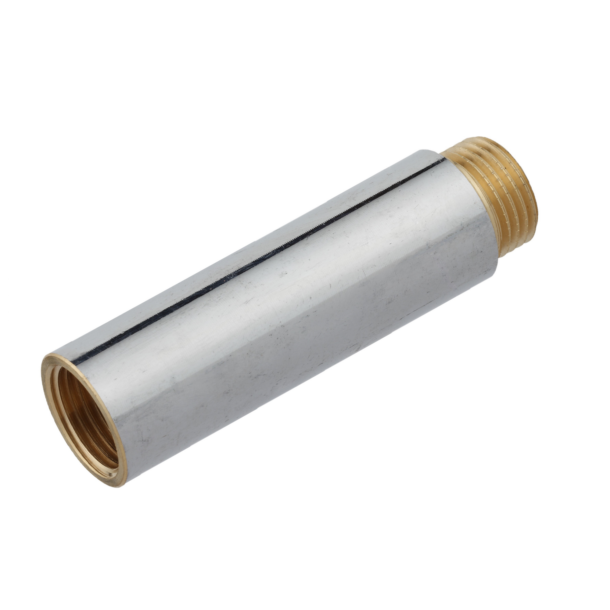 Hahnverlängerung Messing verchromt 3/4" x 80 mm