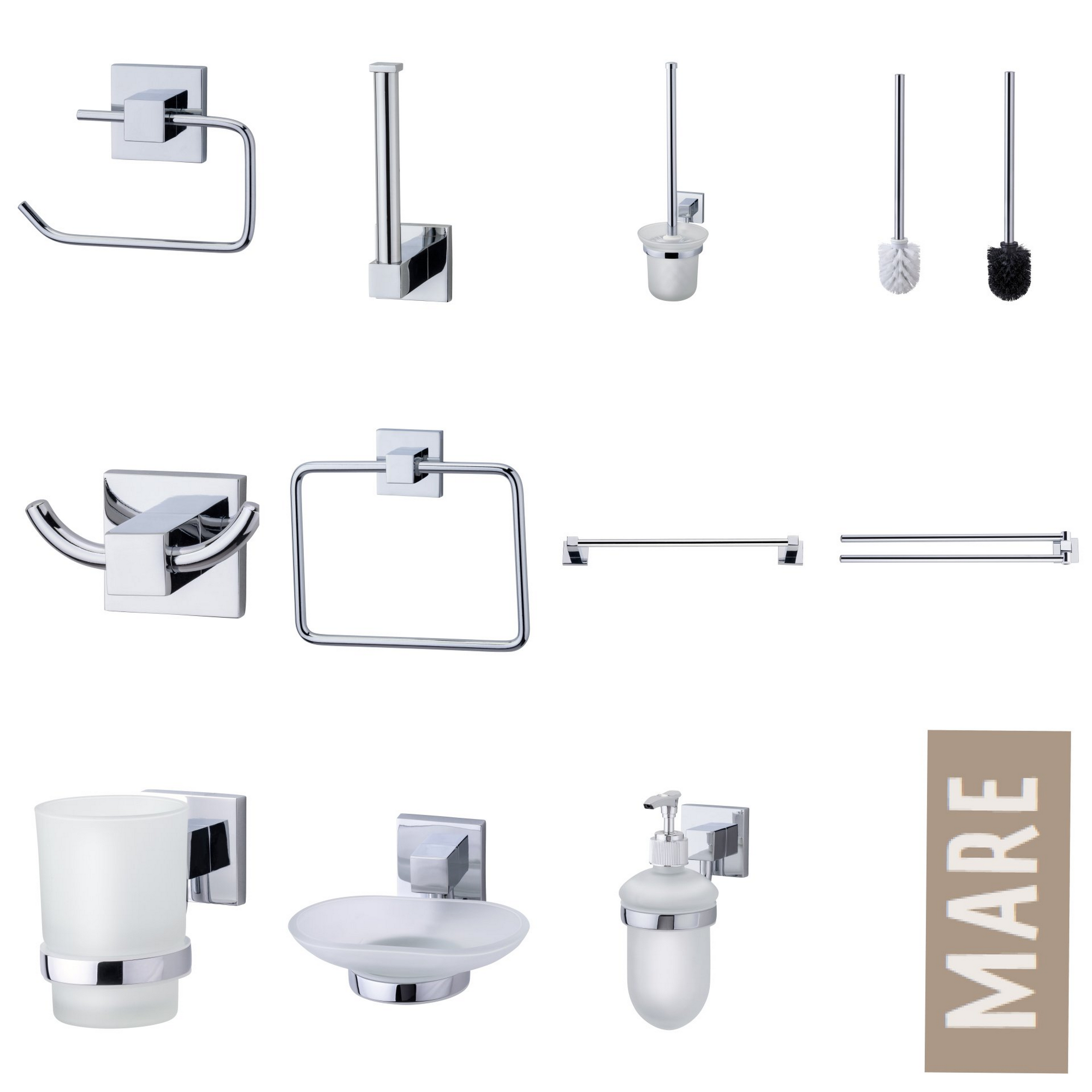 WC-Rollenhalter 'Mare' 5 x 16 x 7 cm