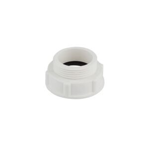 Reduzierstück Kunststoff weiß 2" IG x 1 1/2" AG, für Siphon