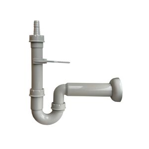 Röhrensiphon 'Eco Save' hellgrau Ø 20 x 50 mm, mit Tülle