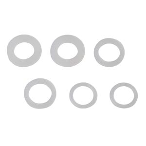 Mischdüsendichtungs-Set Silikon weiß, 6-teilig
