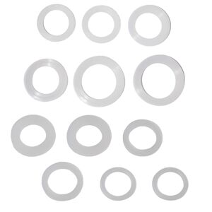 Mischdüsendichtung Silikon für M16/M18/M20/M22/M24/M28, 12-teilig