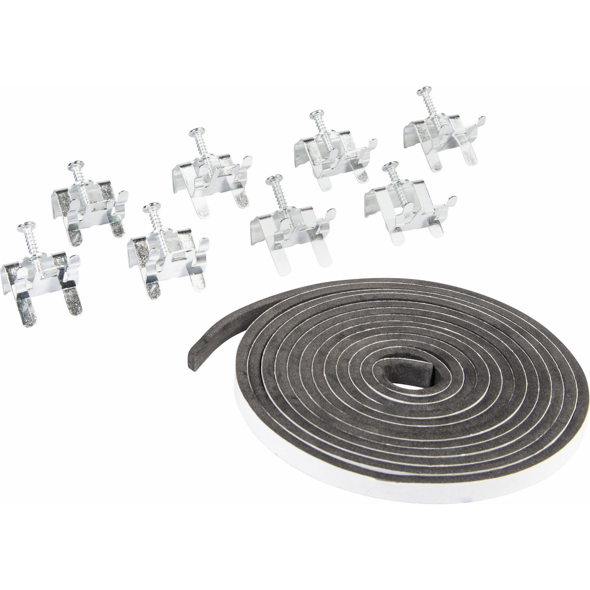 Zubehör-Set Spülenklammern 8 Stück mit Dichtung