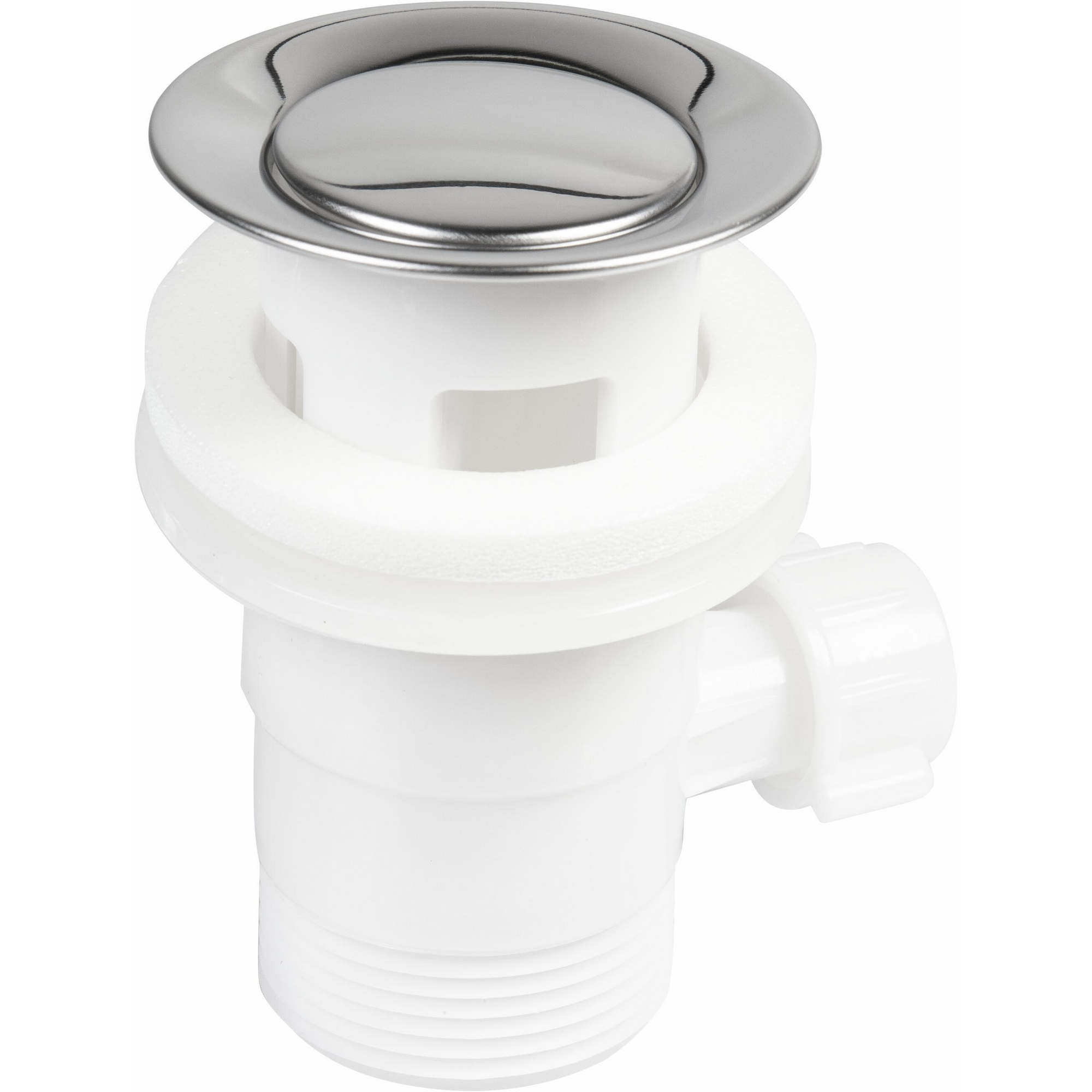 Excenter-Ablaufventil weiß 1 1/4"