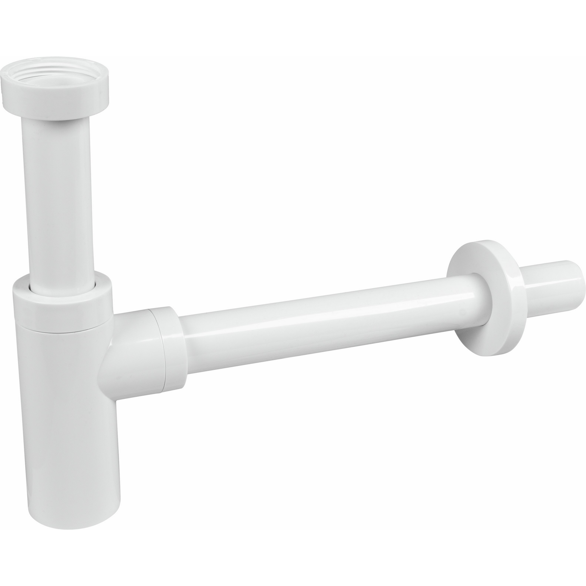 Tassensiphon weiß rund 1 1/4"