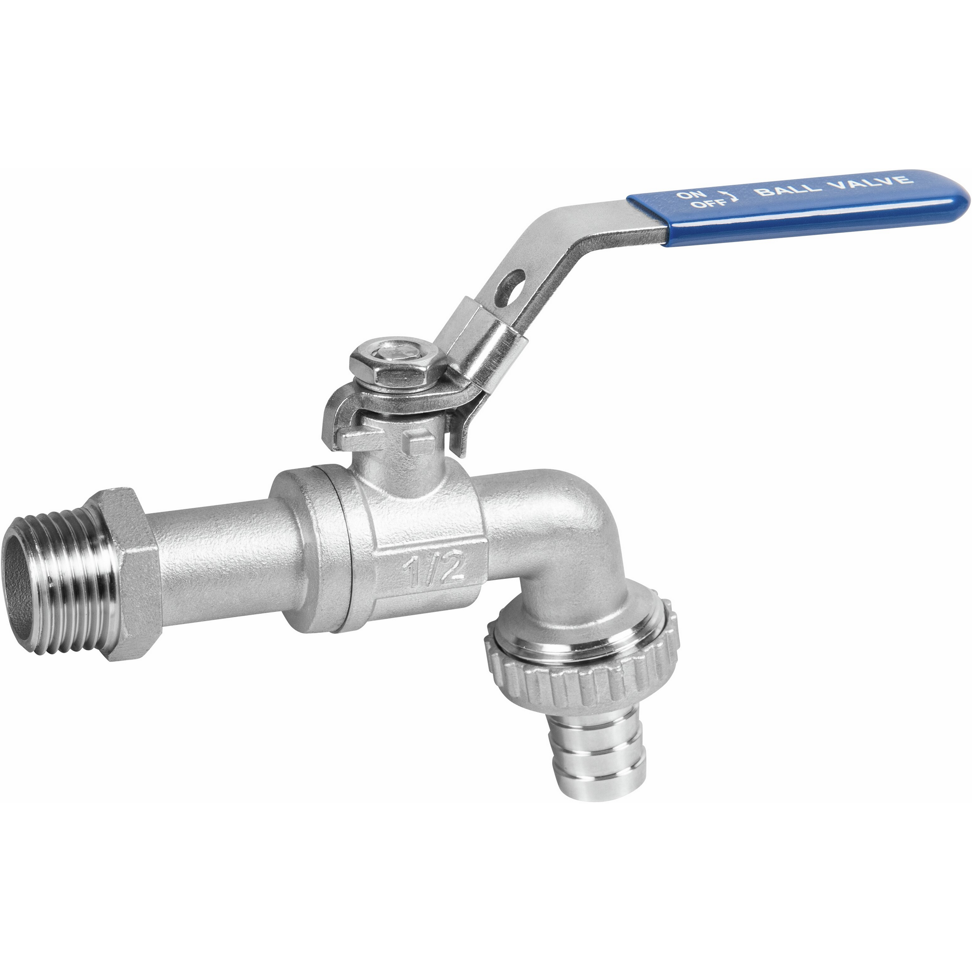 Auslaufventil 1/2" Edelstahl