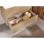 Waschbecken mit Unterschrank 'Compact Line' eichefarben 71 x 51,5 x 46,5 cm