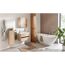 Waschbecken mit Unterschrank 'Compact Line' eichefarben 71 x 51,5 x 46,5 cm