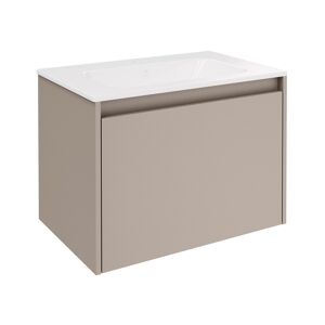 Waschbecken mit Unterschrank 'Compact Line' kaschmir 71 x 51,5 x 46,5 cm