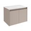 Waschbecken mit Unterschrank 'Compact Line' kaschmir 71 x 51,5 x 46,5 cm