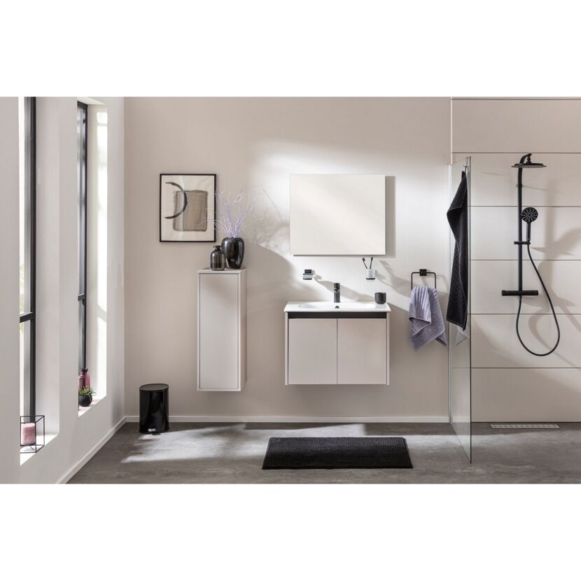 Waschbecken mit Unterschrank 'Compact Line' kaschmir 71 x 51,5 x 46,5 cm