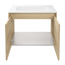 Waschbecken mit Unterschrank 'Compact Line' eichefarben 71 x 51,5 x 46,5 cm