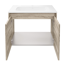 Waschbecken mit Unterschrank 'Compact Line' braun 71 x 51,5 x 46,5 cm