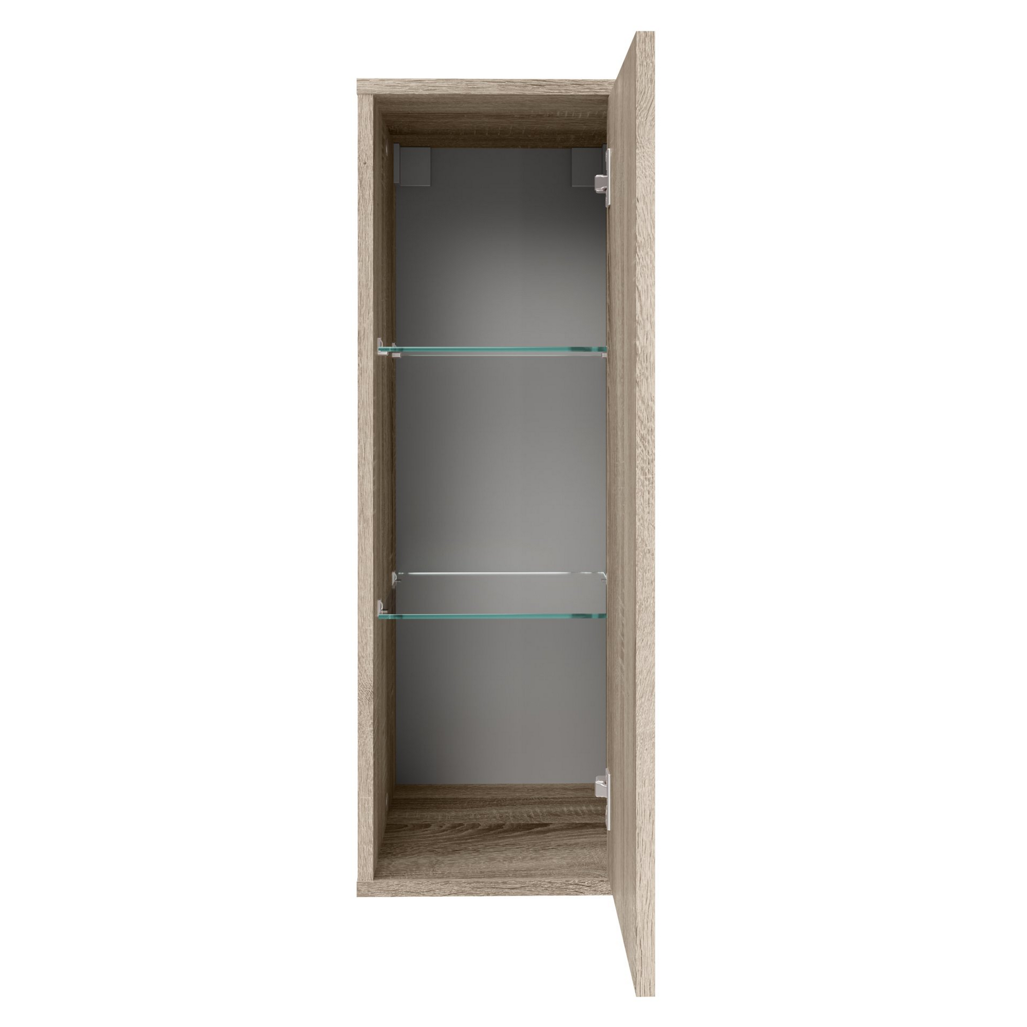 Midischrank 'Compact Line' braun 30 x 84 x 32 cm