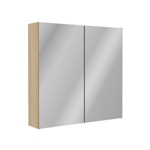 Spiegelschrank 'Compact Line' eichefarben 70 x 68 x 15,6 cm