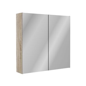 Spiegelschrank 'Compact Line' braun 70 x 68 x 15,6 cm