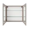 Spiegelschrank 'Compact Line' braun 70 x 68 x 15,6 cm