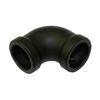 Eckstück 'Industrial Home' schwarz Ø 25 mm