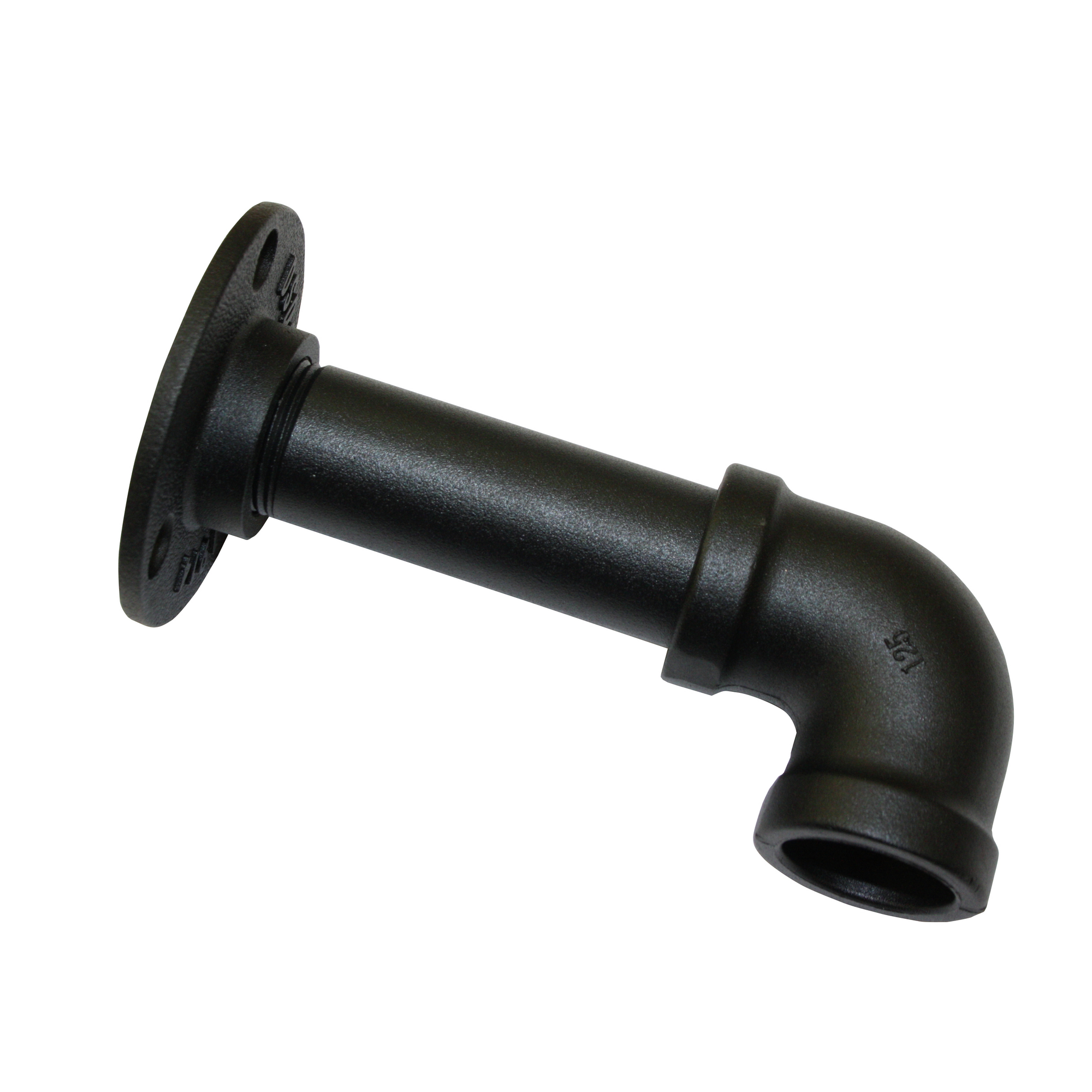 Eckstück 'Industrial Home' schwarz Ø 25 mm