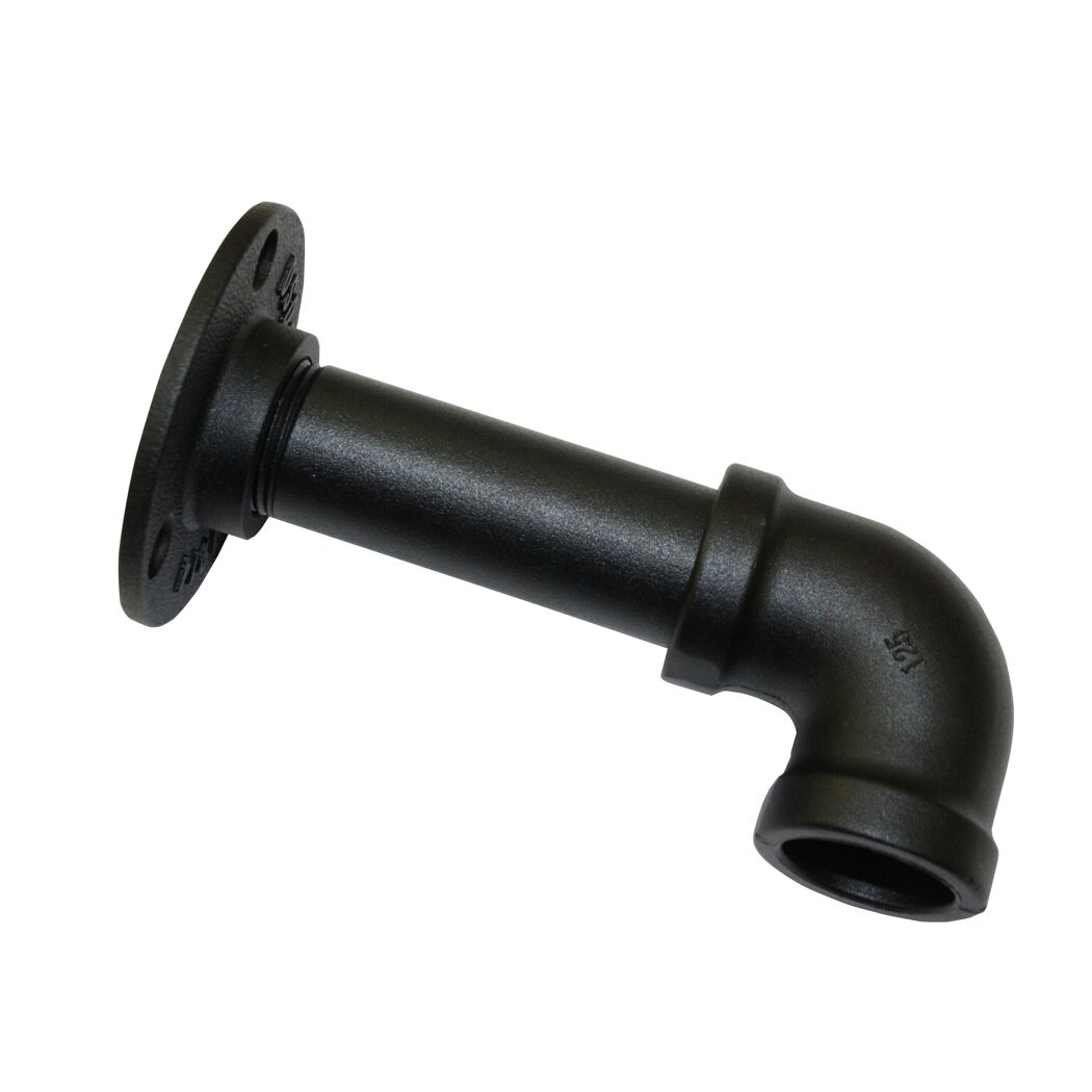 Eckstück 'Industrial Home' schwarz Ø 25 mm