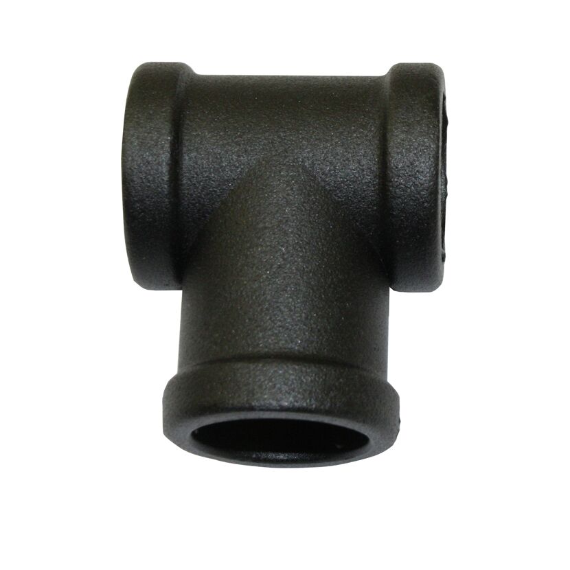 T-Stück 'Industrial Home' schwarz Ø 25 mm