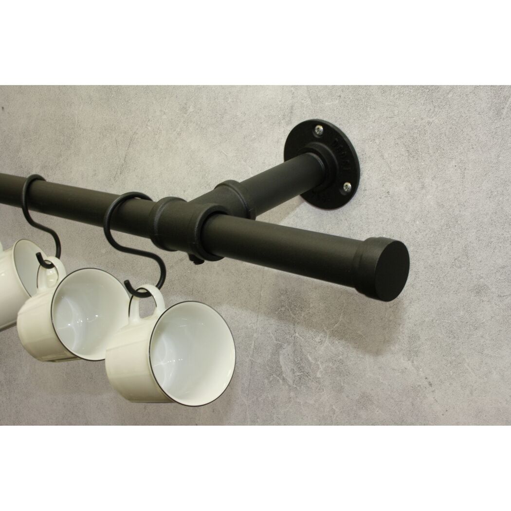 S-Haken 'Industrial Home' schwarz Ø 25 mm 10 Stück