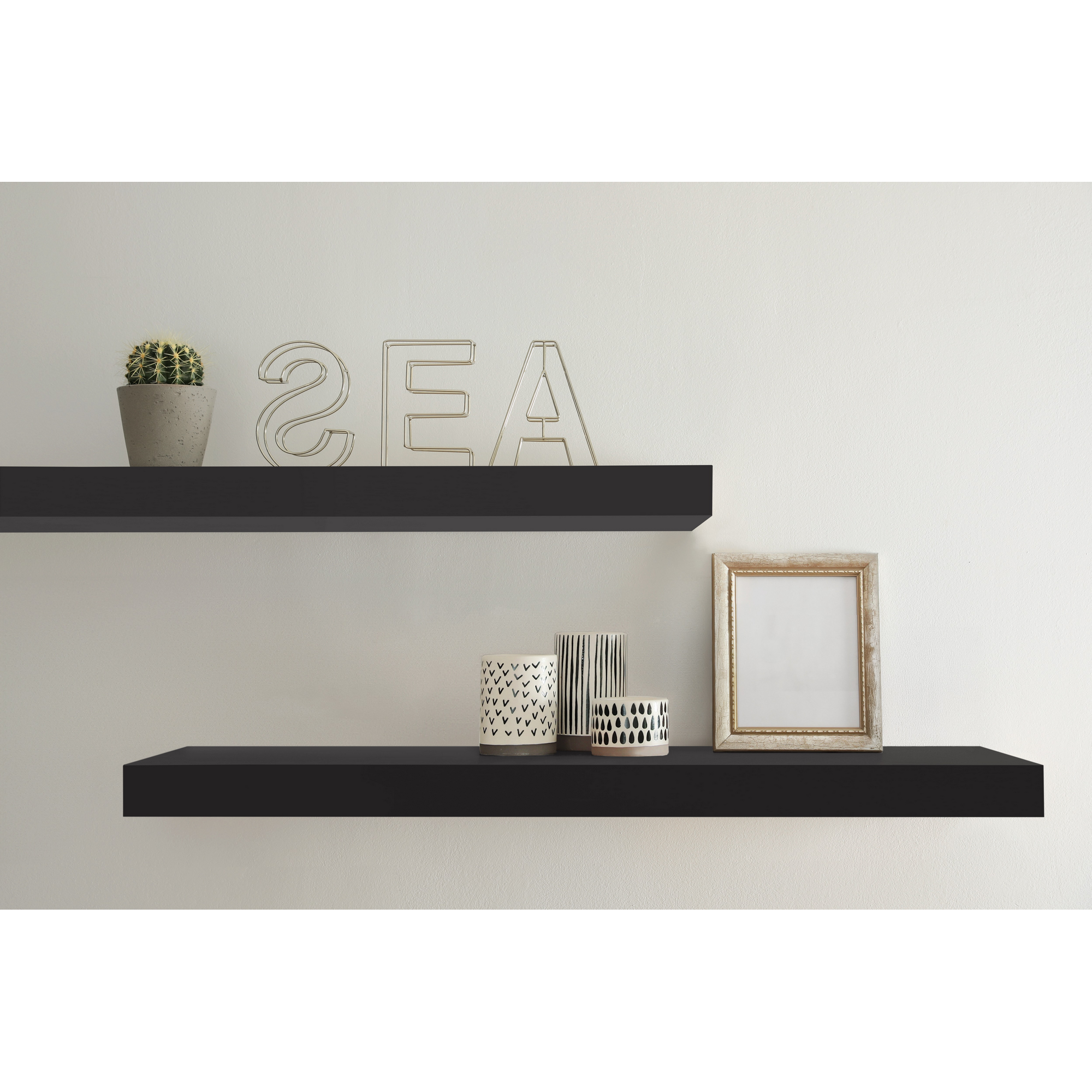 Wandboard 'Bigboard' schwarz 44,5 x 25 x 5 cm