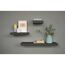 Wandboard 'Bigboard' schwarz 57 x 25 x 5 cm