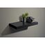 Wandboard 'Bigboard' schwarz 90 x 25 x 5 cm