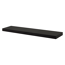Wandboard 'Bigboard' schwarz 115 x 25 x 5 cm