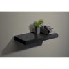 Wandboard 'Bigboard' schwarz 115 x 25 x 5 cm