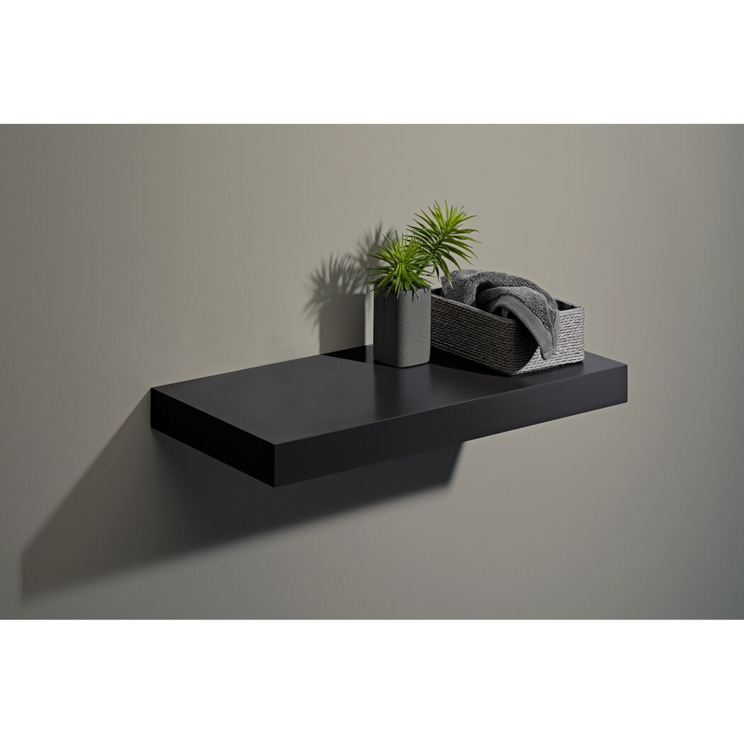 Wandboard 'Bigboard' schwarz 115 x 25 x 5 cm