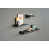 Wandboard 'Bigboard' schwarz 115 x 25 x 5 cm