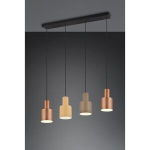 Pendelleuchte 'Agudo' Ø 12 cm 4-flammig beige