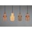 Pendelleuchte 'Agudo' Ø 12 cm 4-flammig beige