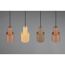Pendelleuchte 'Agudo' Ø 12 cm 4-flammig beige