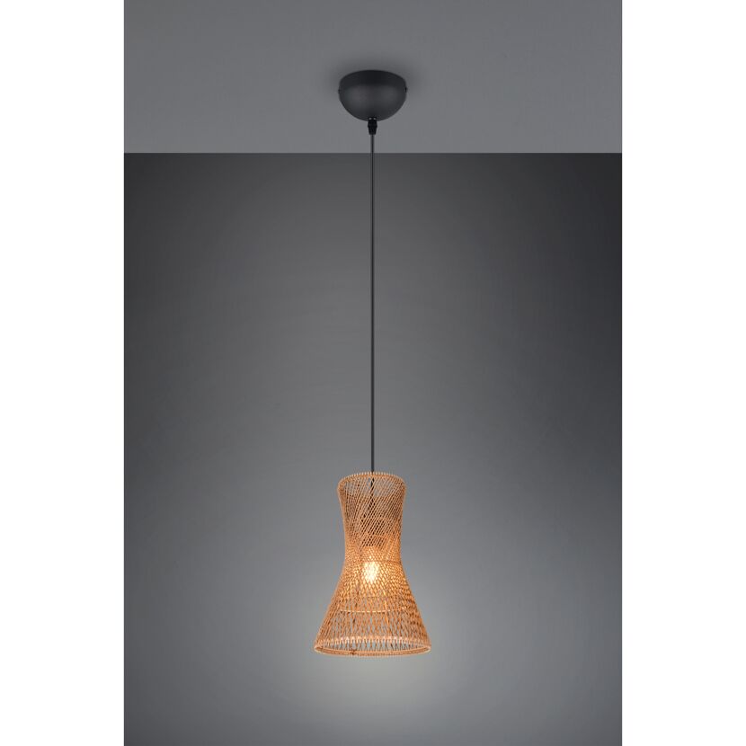 Pendelleuchte 'Bijou' Ø 20 cm Rattan 1-flammig