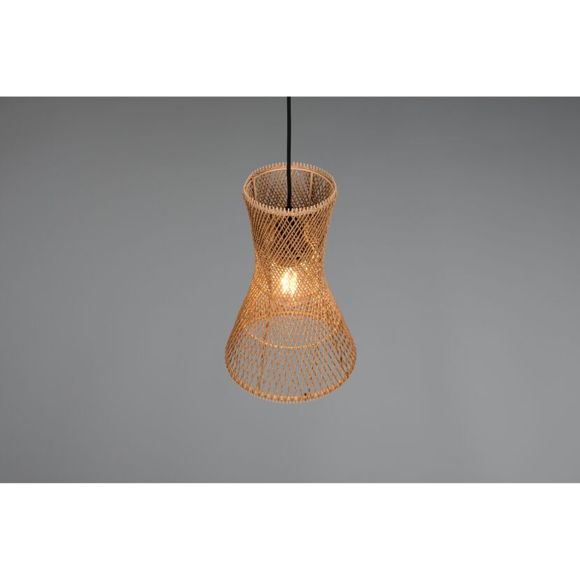 Pendelleuchte 'Bijou' Ø 20 cm Rattan 1-flammig