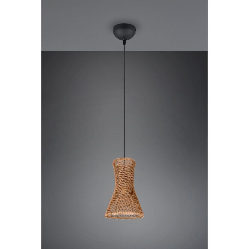 Pendelleuchte 'Bijou' Ø 20 cm Rattan 1-flammig