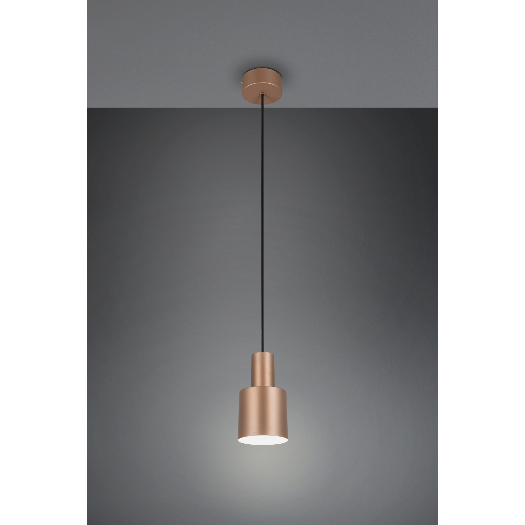 Pendelleuchte 'Agudo' Ø 12 cm 1-flammig beige