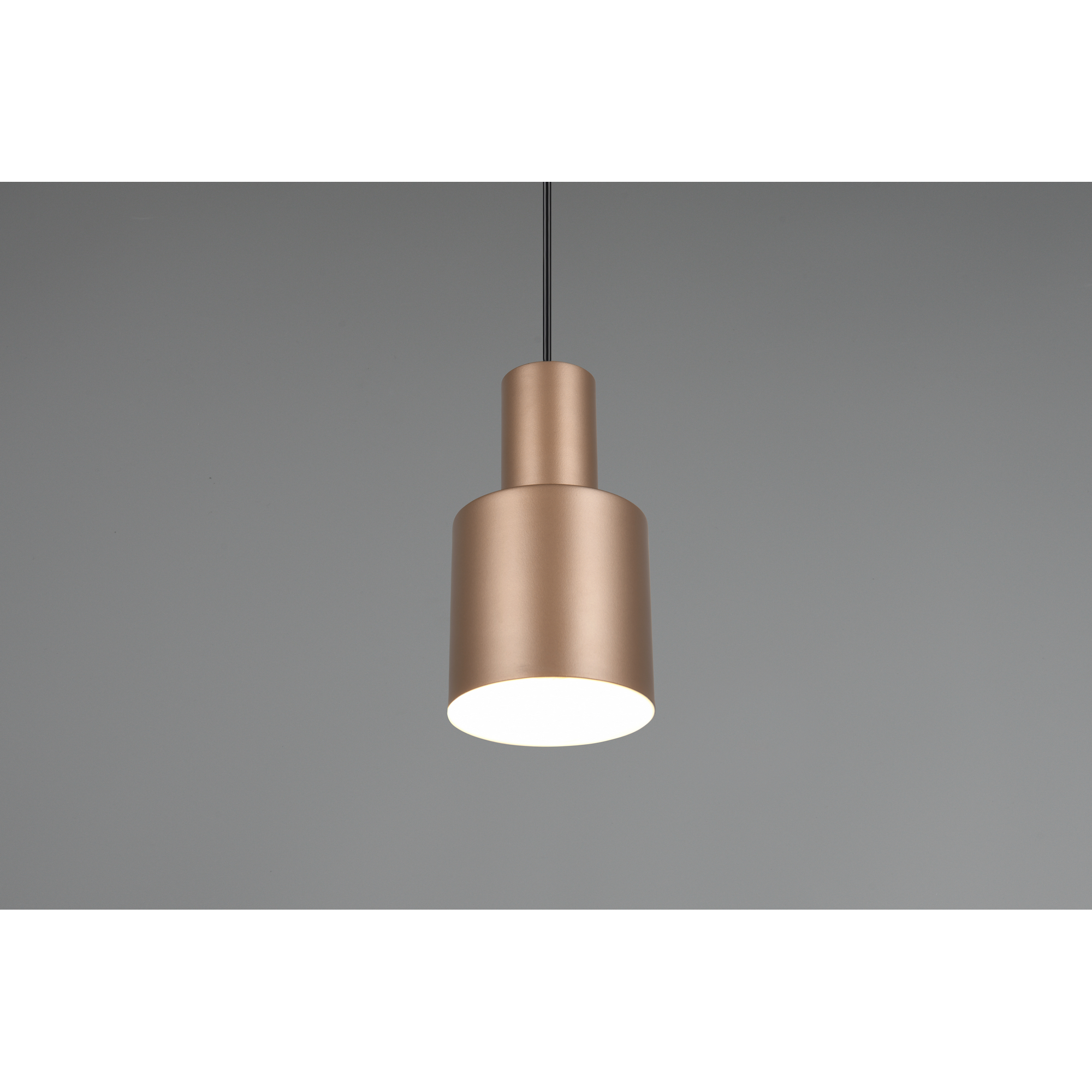 Pendelleuchte 'Agudo' Ø 12 cm 1-flammig beige