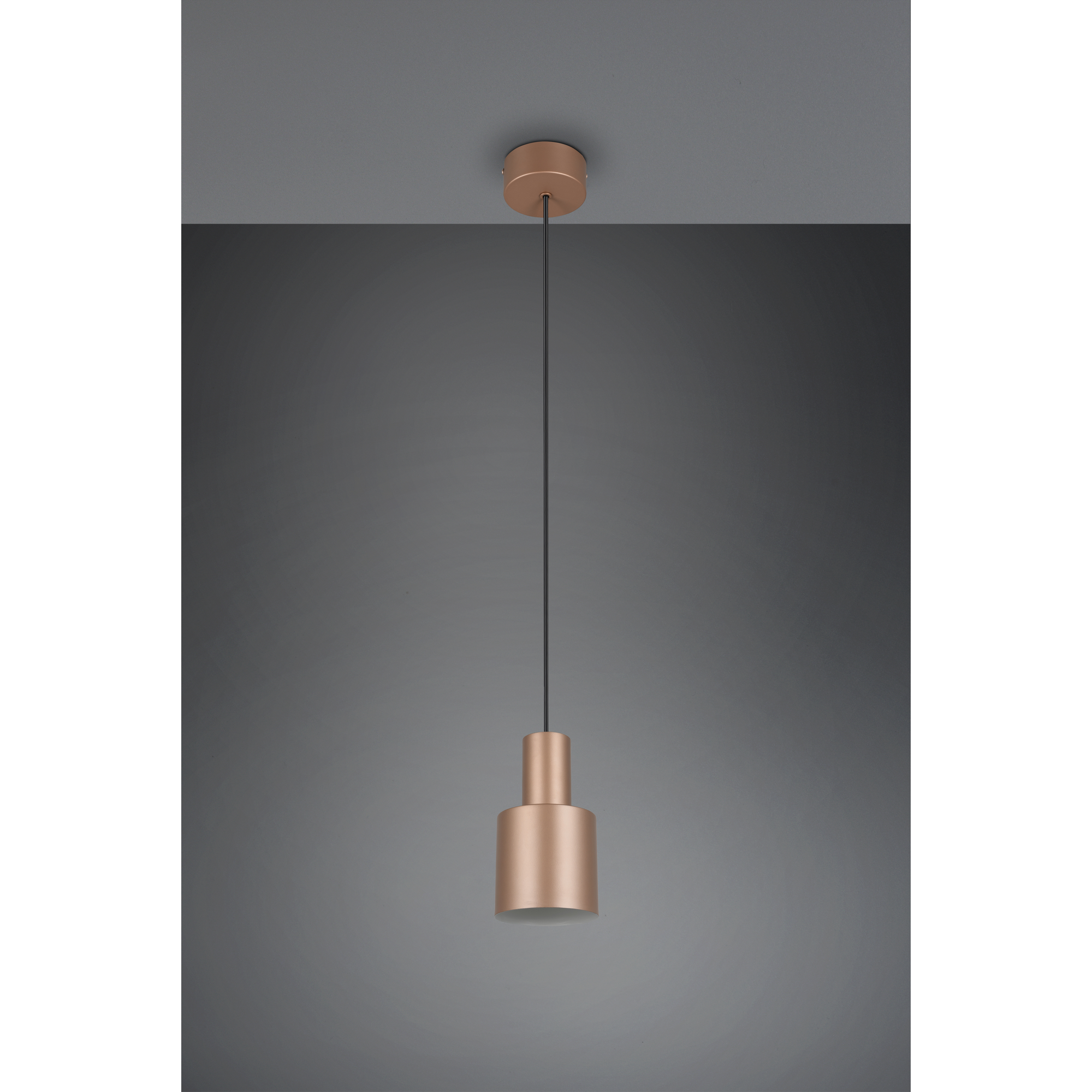 Pendelleuchte 'Agudo' Ø 12 cm 1-flammig beige