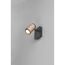 LED-Spot 'Gillan' Metall schwarz/kaffeefarben 1-flammig 10 W