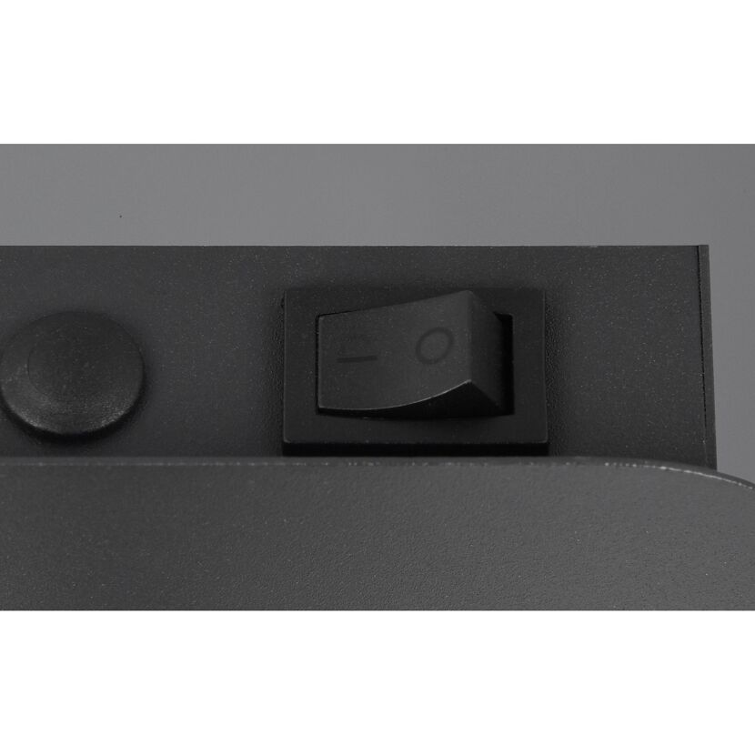 LED-Spot 'Gillan' Metall schwarz/kaffeefarben 1-flammig 10 W